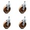 Service Caster 6 Inch High Temp Phenolic Wheel Swivel 10mm Threaded Stem Caster Set SCC SCC-TS20S615-PHRHT-M1015-4 - alternate 4
